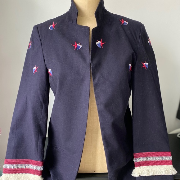 Anthropologie Child of the Universe Heart Blazer 6 - Picture 1 of 6